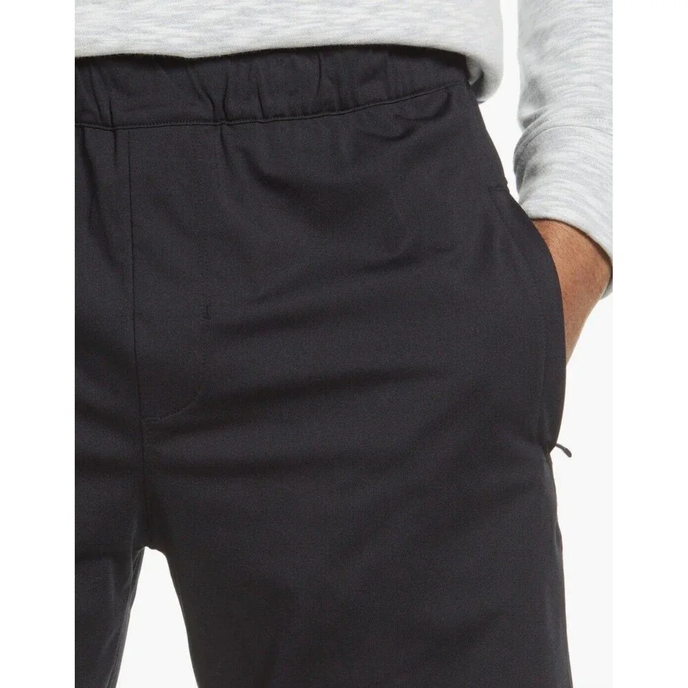 Vince Men Modern Pull-On Jogger Short In Black Sz XL New